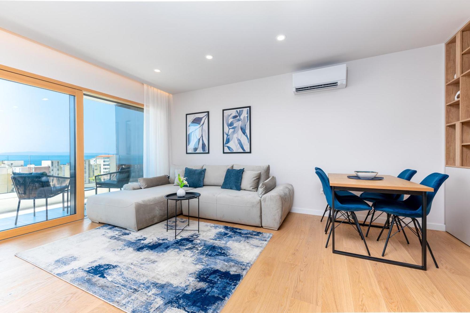 Luxury Adria Sea City & Mountain View Apartment Makarska Exterior photo